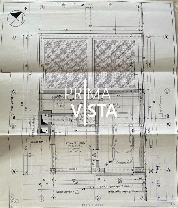 Vanzare casa individuala cu garaj teren 420 mp zona La Ciuperca Dambul Rotund