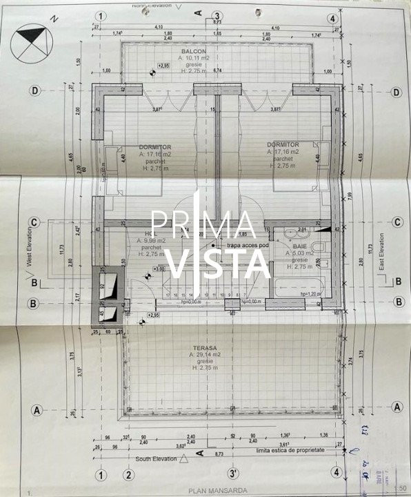 Vanzare casa individuala cu garaj teren 420 mp zona La Ciuperca Dambul Rotund