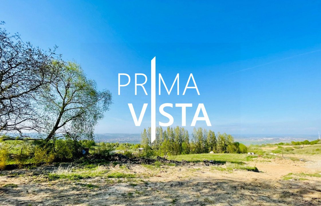 Vanzare teren 1500 mp cu panorama spre oras zona Feleacu