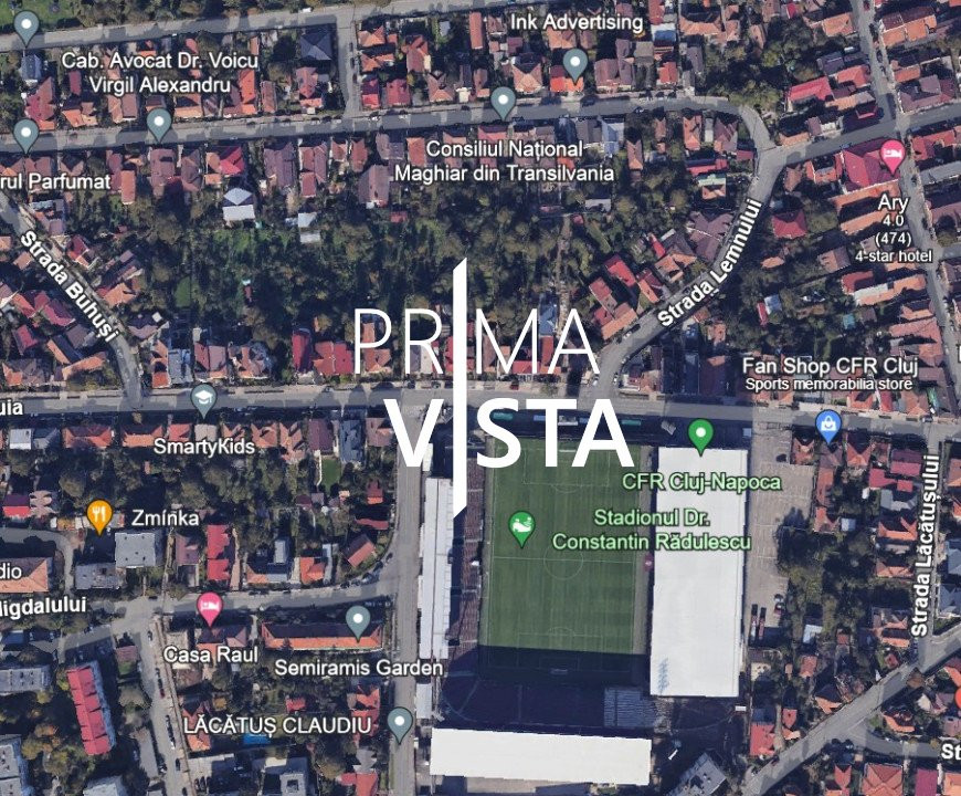 Vanzare teren 800 mp zona Stadion CFR Gruia