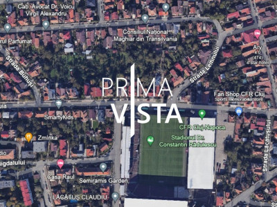 Vanzare teren 800 mp zona Stadion CFR Gruia