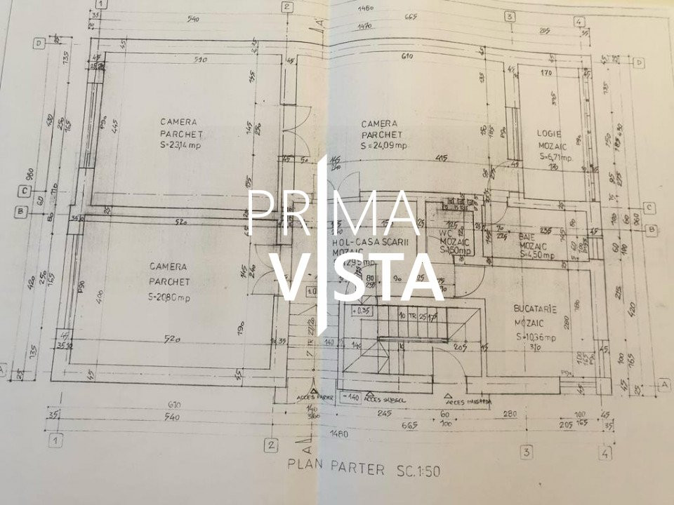 Vanzare casa individuala 6 camere, teren 840 mp zona Piata Cipariu, Centru
