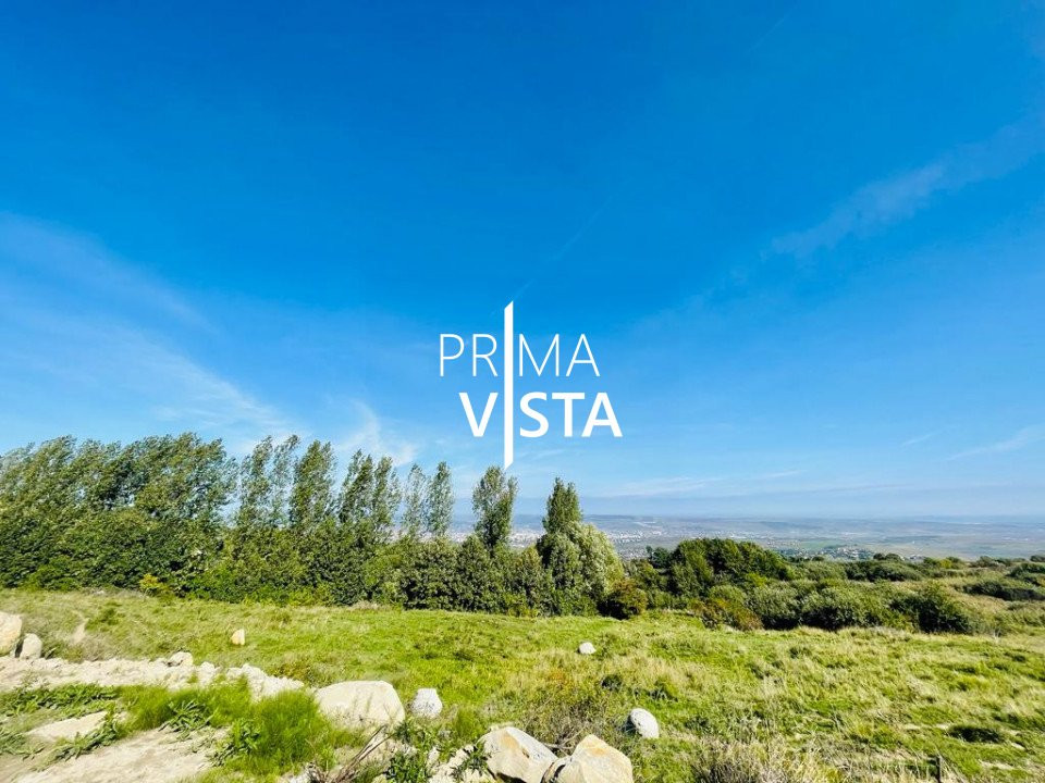 Vanzare teren 1500 mp cu panorama asupra orasului zona Partia de Schi Feleacu