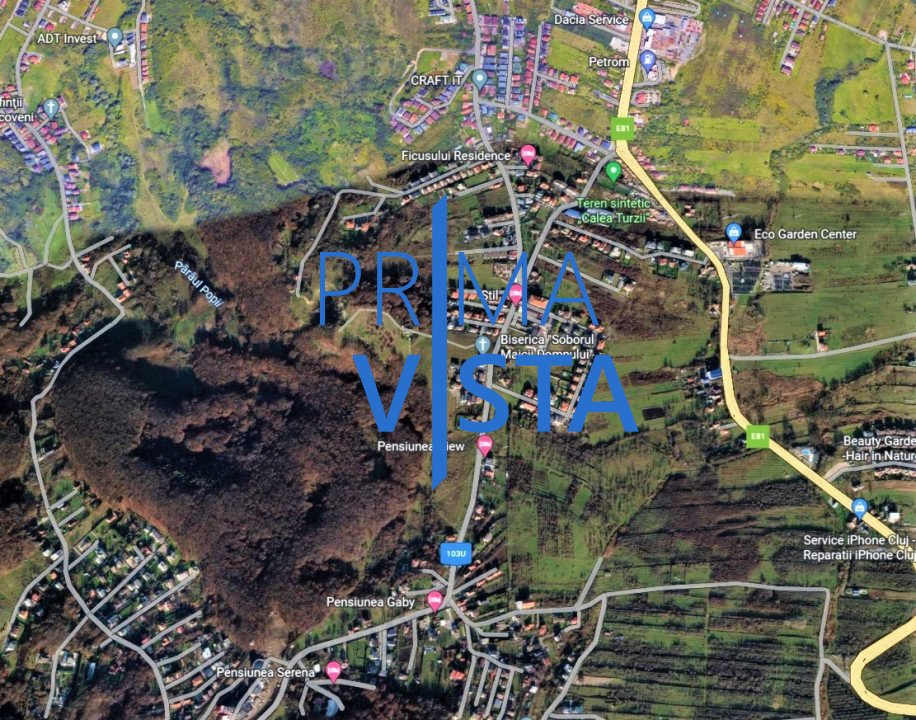 Vanzare teren 6000 mp cu PUZ in lucru zona Hotel Stil Faget Cluj-Napoca